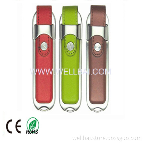 Classic Leather USB Flash Disk for Promotion
